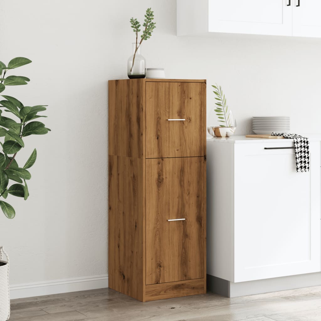 Apothecary Cabinet Artisian Oak 40x41x118 cm Engineered Wood