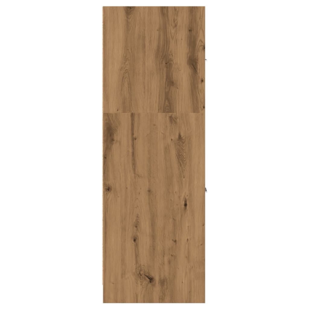 Apothecary Cabinet Artisian Oak 40x41x118 cm Engineered Wood