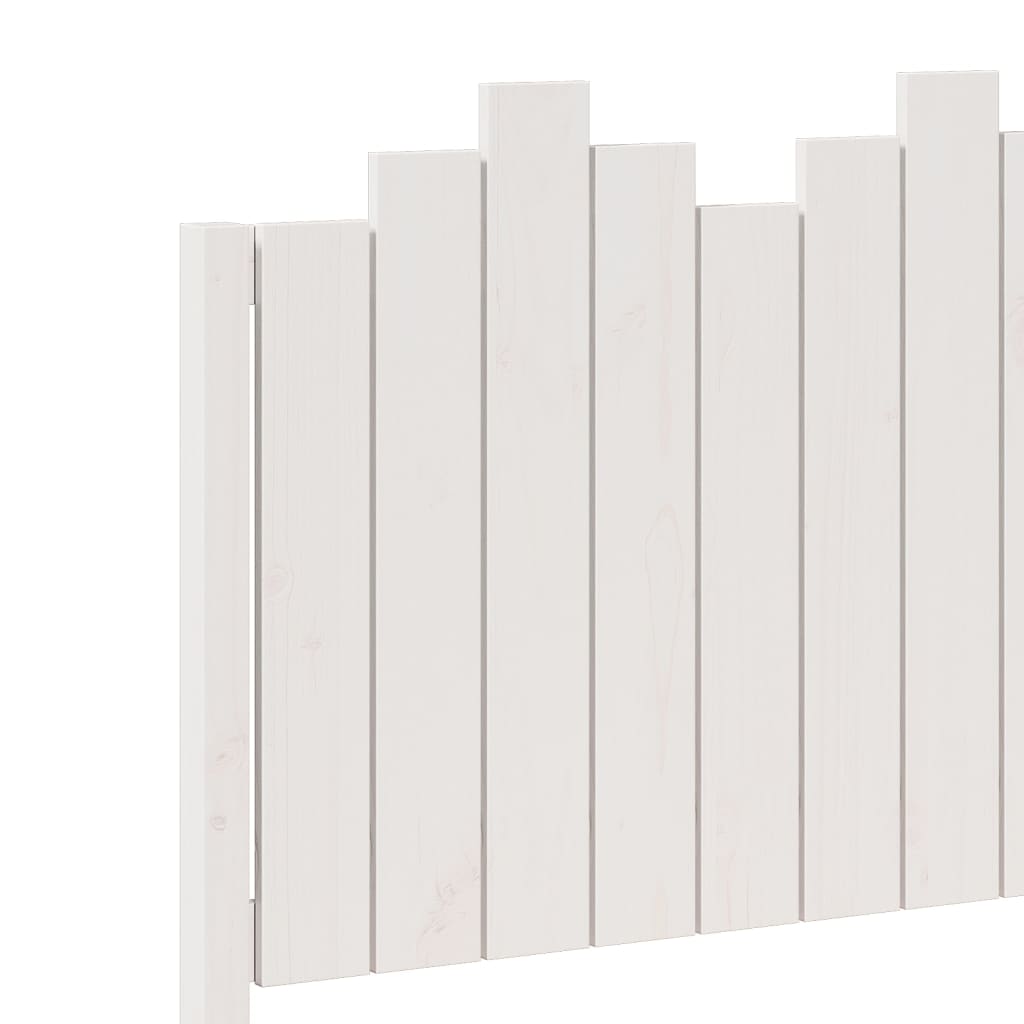 Extra Long Bed Frame without Mattress White 100x220 cm Solid Wood