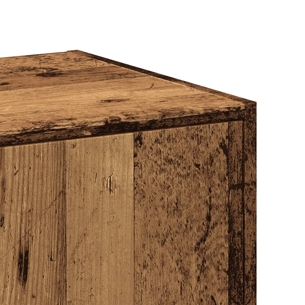 Apothecary Cabinet Old Wood 30x41x174.5 cm Engineered Wood