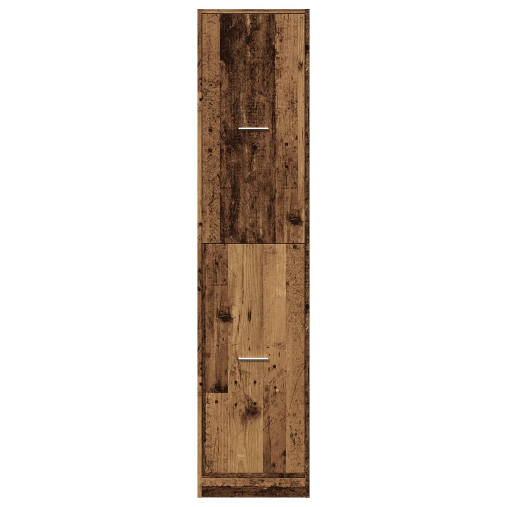 Apothecary Cabinet Old Wood 40x41x174.5 cm Engineered Wood