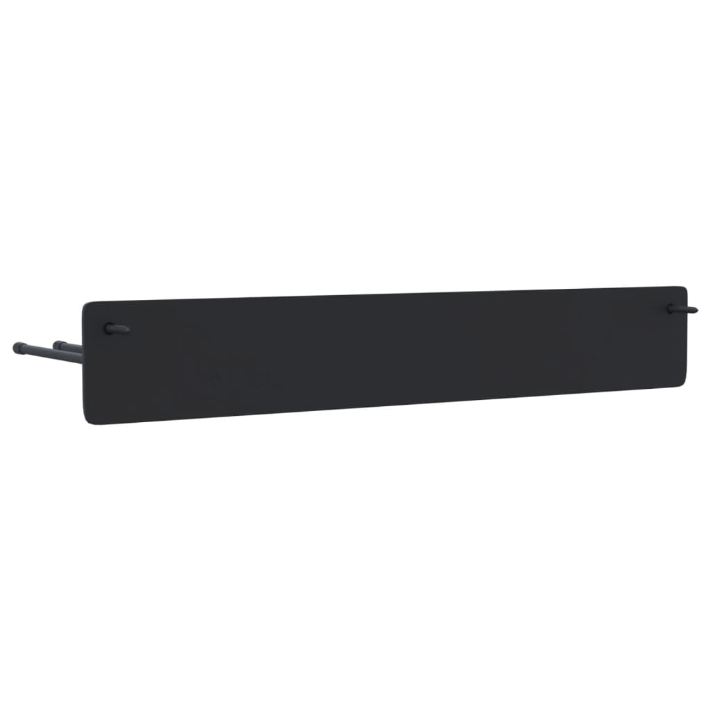 Garden Tool Storage Racks Wall Mounted 4 pcs Black Steel