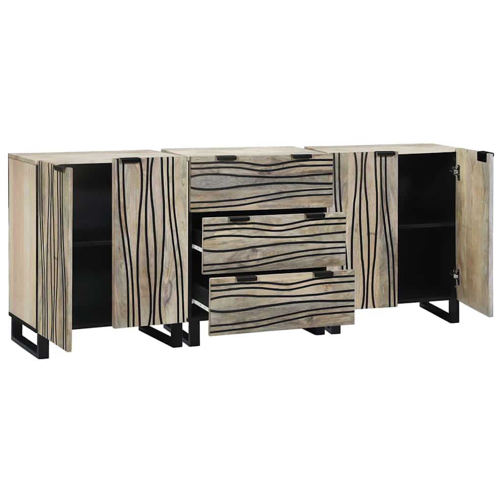 Bathroom Furniture Set with Drawer 3 pcs White 180 x 33 x 75 cm
