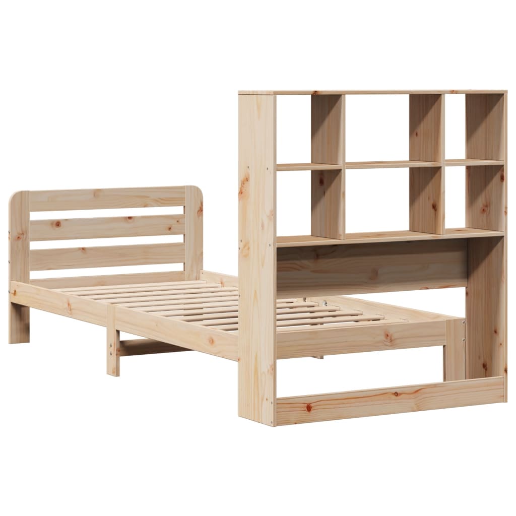 Bed Frame without Mattress 90x190 cm Single Solid Wood Pine
