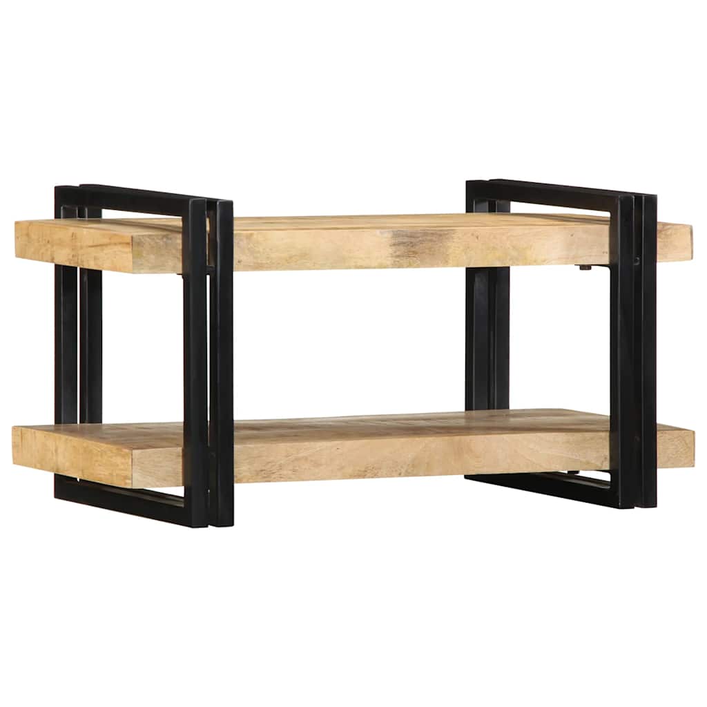 Wall Shelf 70x33x35 cm Solid Rough Wood Mango