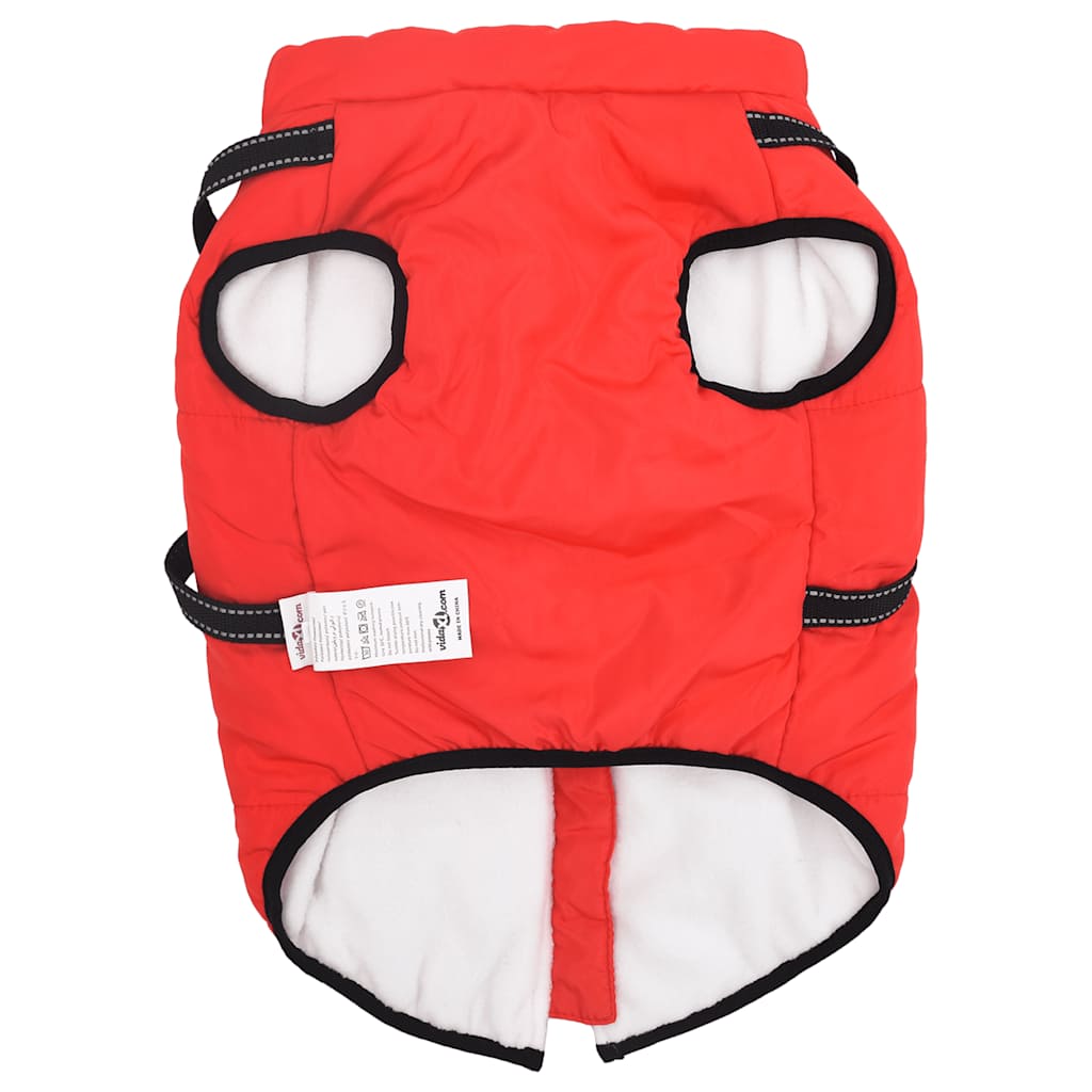 Dog Coat with Harness Waterproof Reflective Red 5XL