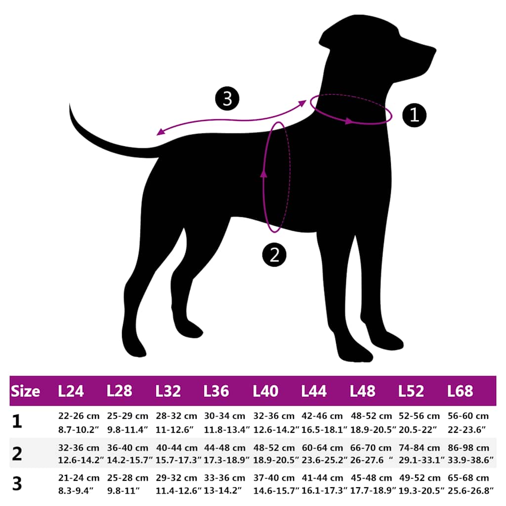 Dog Coat with Harness Waterproof Reflective Purple 3XL