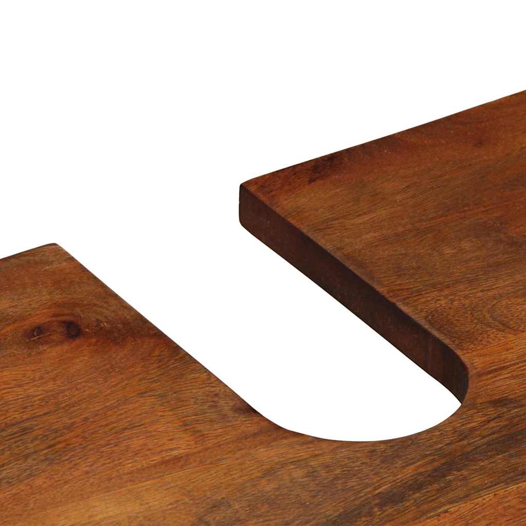 Bathroom Furniture Set Wall-mounted 3 pcs Brown 62 x 33 x 58 cm