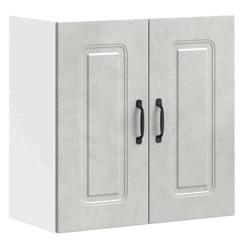Kitchen Wall Cabinet Kalmar Concrete Grey Engineered Wood