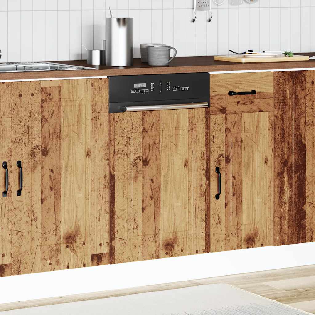 Dishwasher Panel Kalmar Old Wood 45x1.5x67 cm Engineered Wood