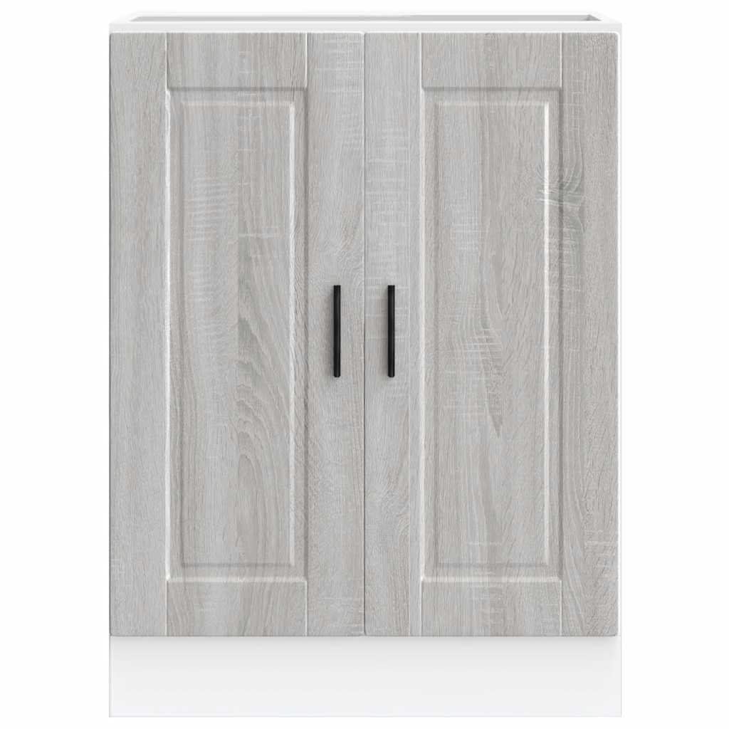 Kitchen Base Cabinet Porto Grey Sonoma Engineered Wood