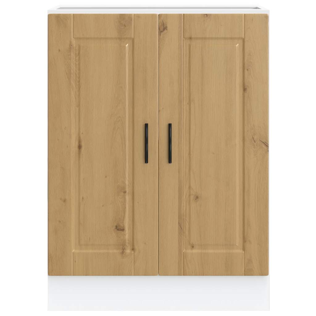Kitchen Base Cabinet Porto Artisan Oak Engineered Wood