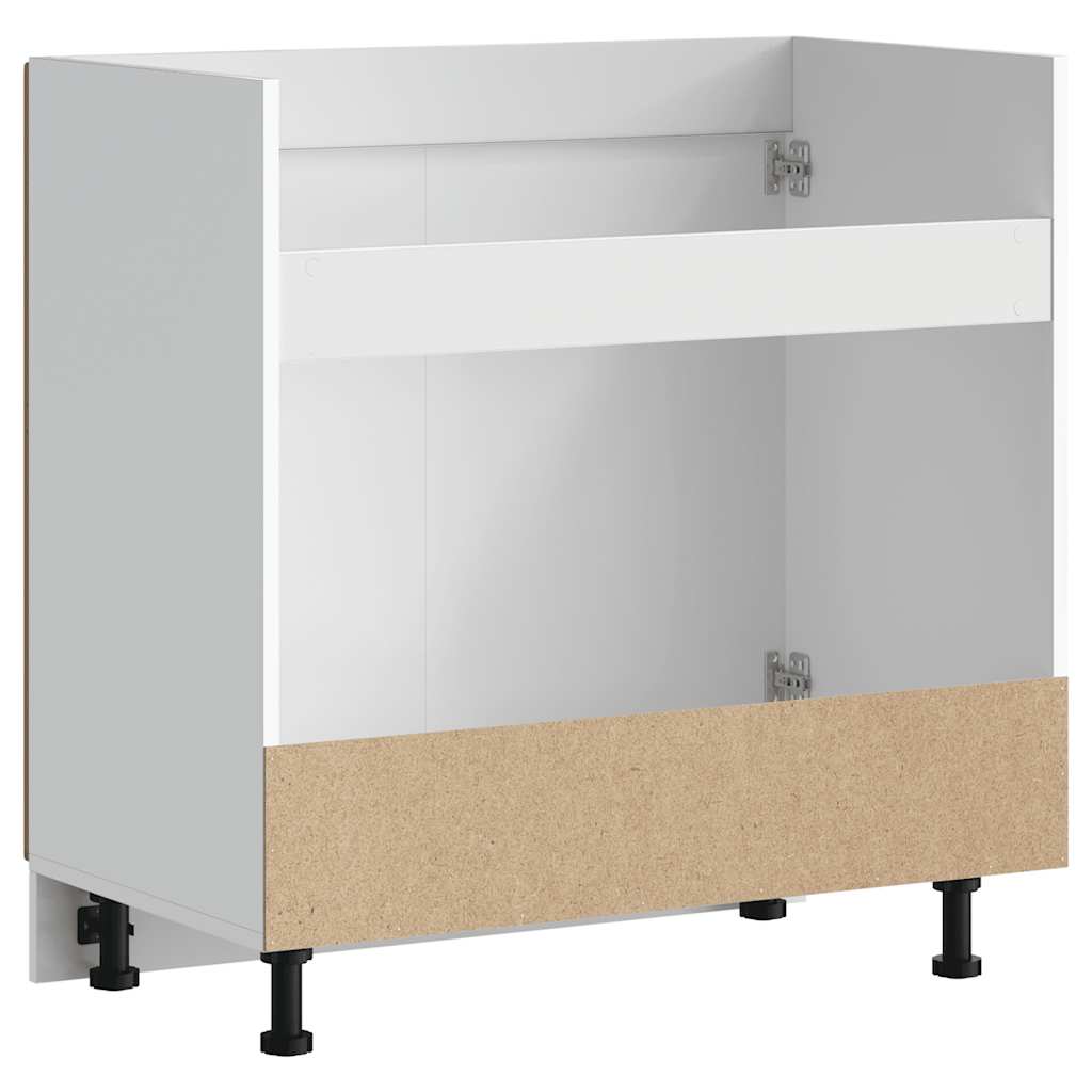 Sink Base Cabinet "Porto" Old Wood 80x46x81.5 cm Engineered Wood