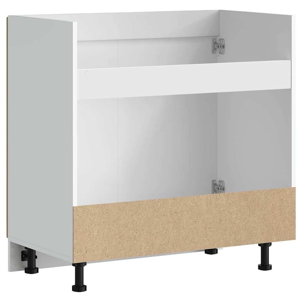 Sink Base Cabinet "Porto" Artisan Oak 80x46x81.5 cm Engineered Wood