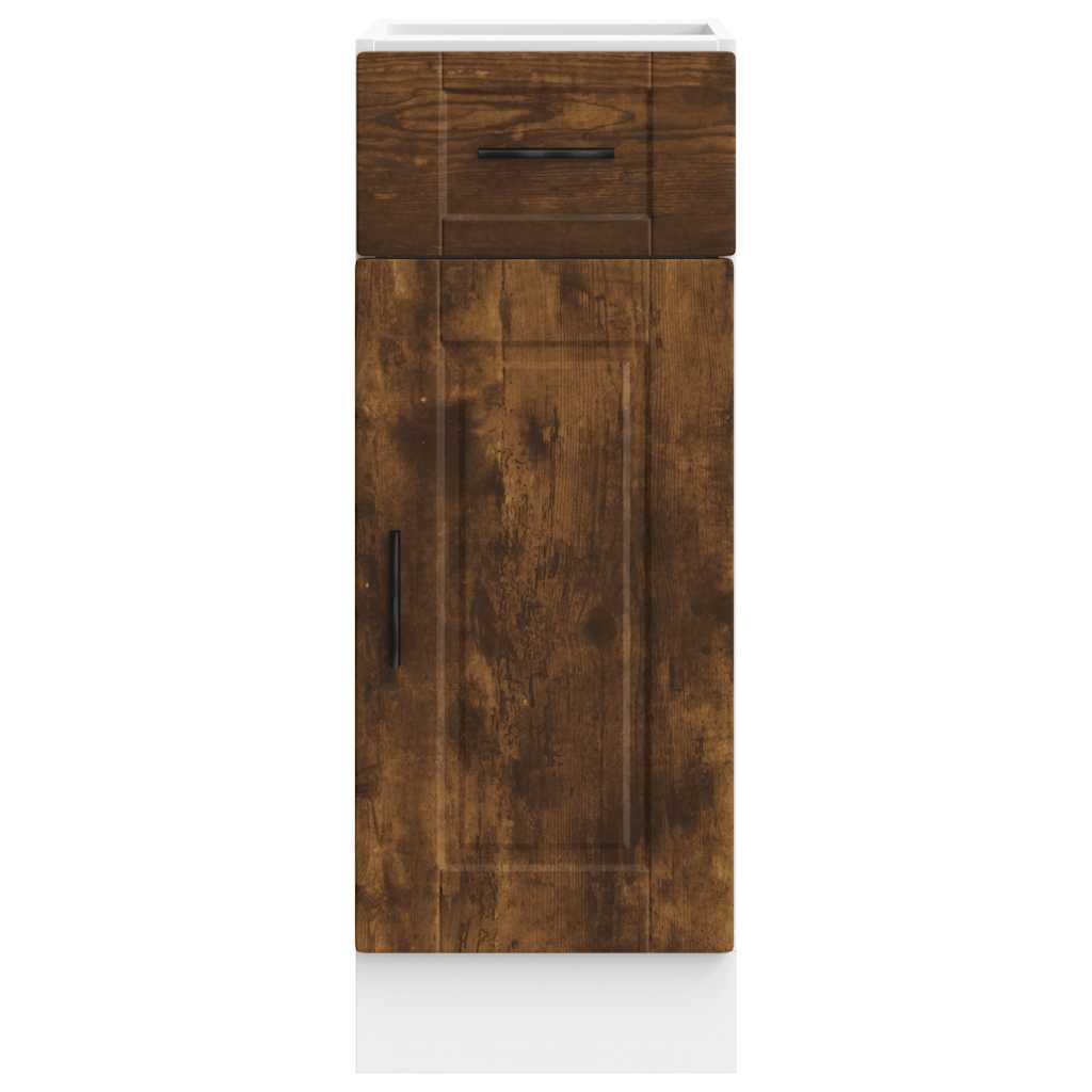Kitchen Base Cabinet Porto Smoked Oak Engineered Wood