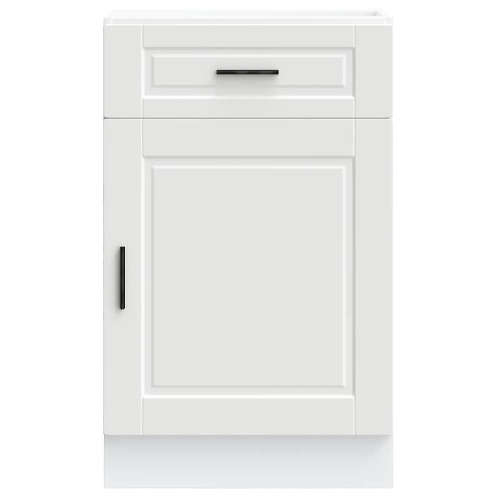 Kitchen Base Cabinet Porto White Engineered Wood