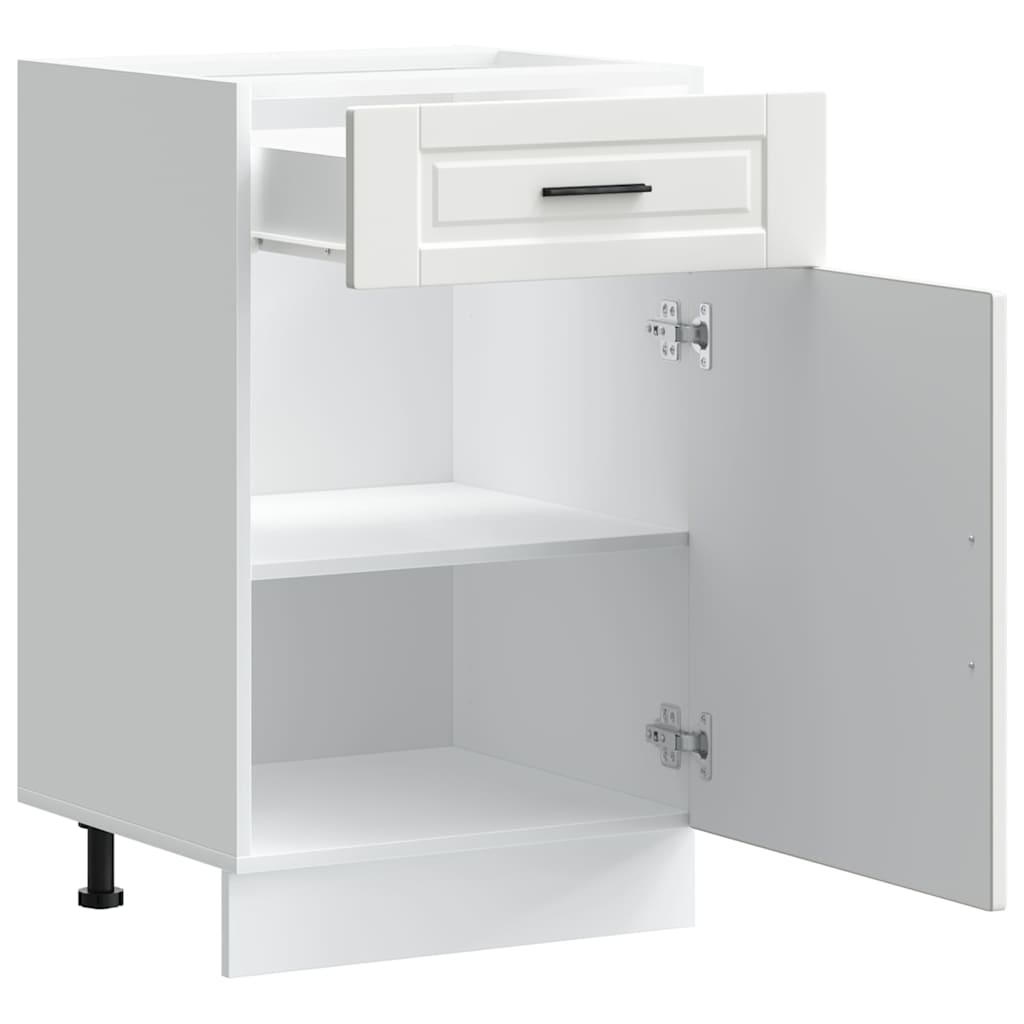 Kitchen Base Cabinet Porto White Engineered Wood