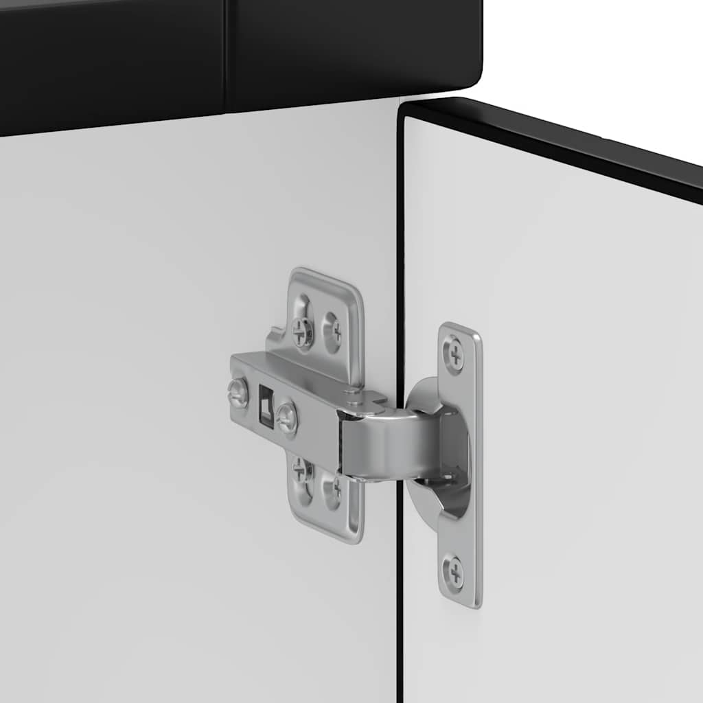 Kitchen Base Cabinet Porto Black Engineered Wood