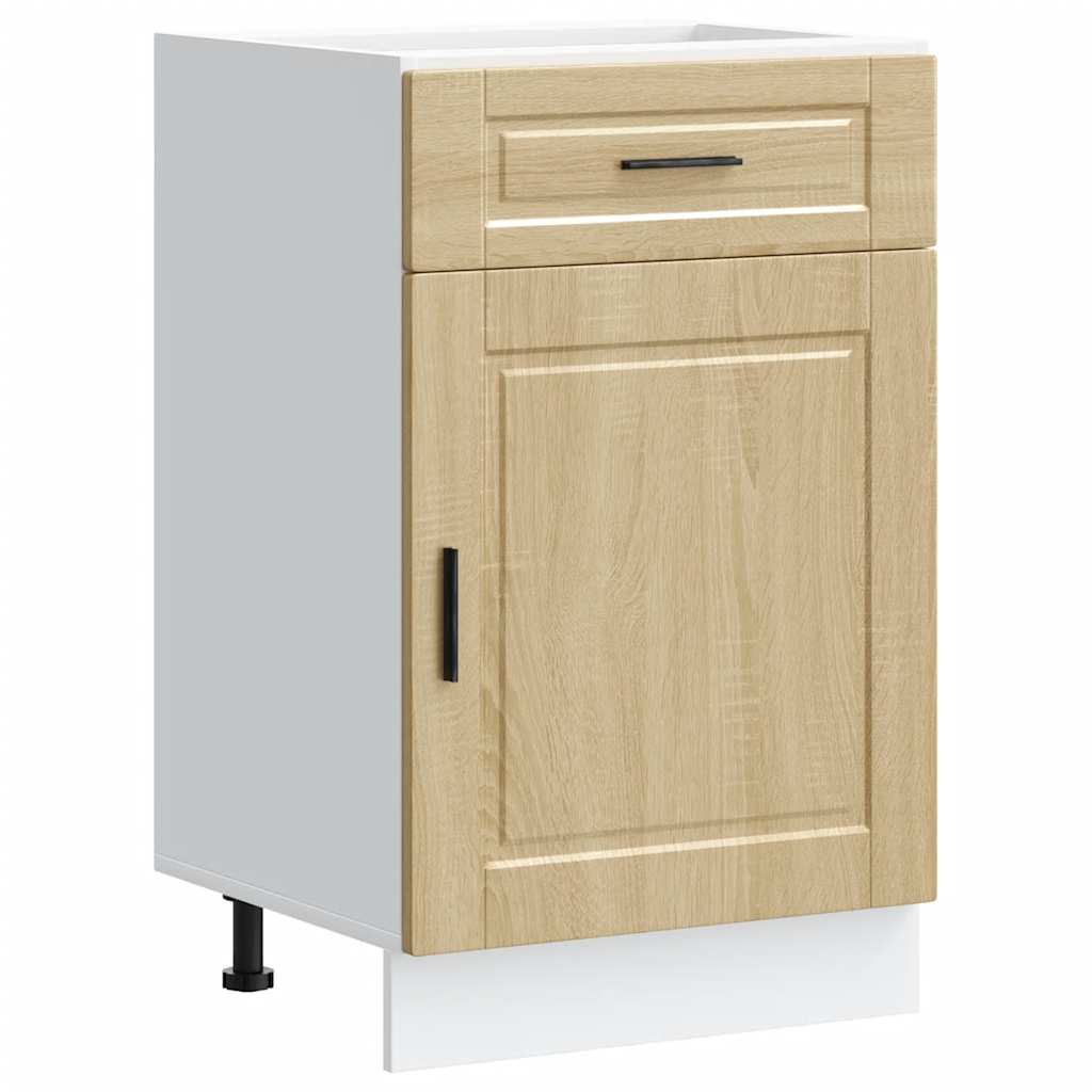 Kitchen Base Cabinet Porto Sonoma Oak Engineered Wood
