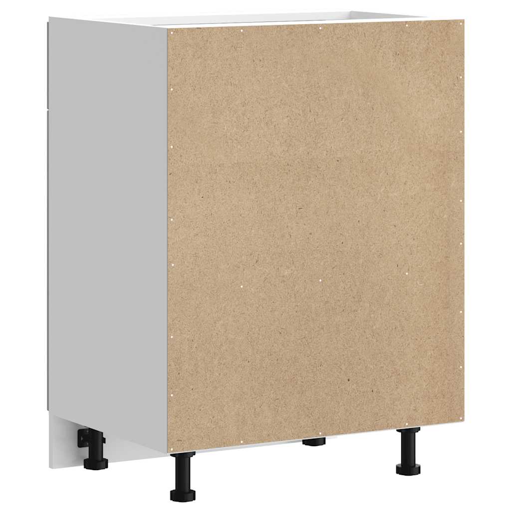 Kitchen Base Cabinet Porto Concrete Grey Engineered Wood