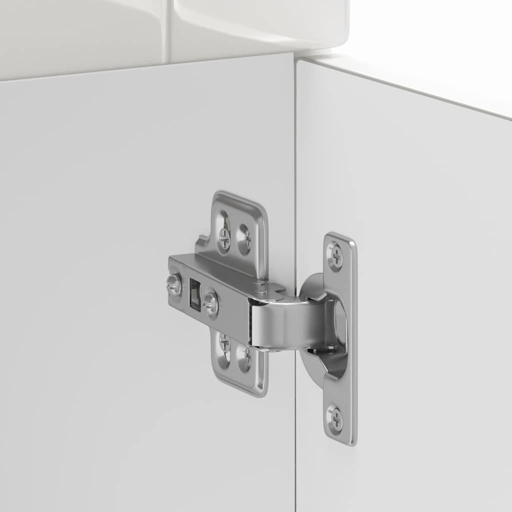 Kitchen Base Cabinet Porto High Gloss White Engineered Wood