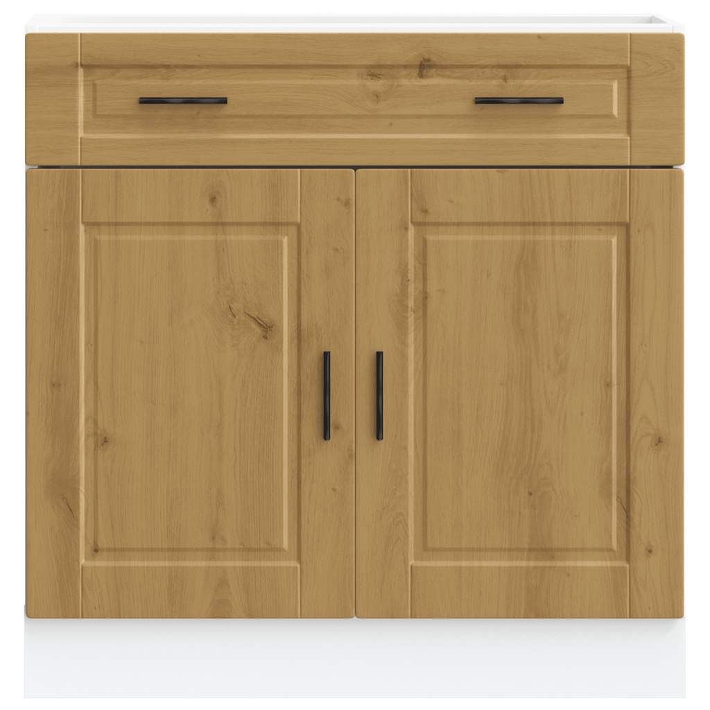 Kitchen Base Cabinet Porto Artisan Oak Engineered Wood