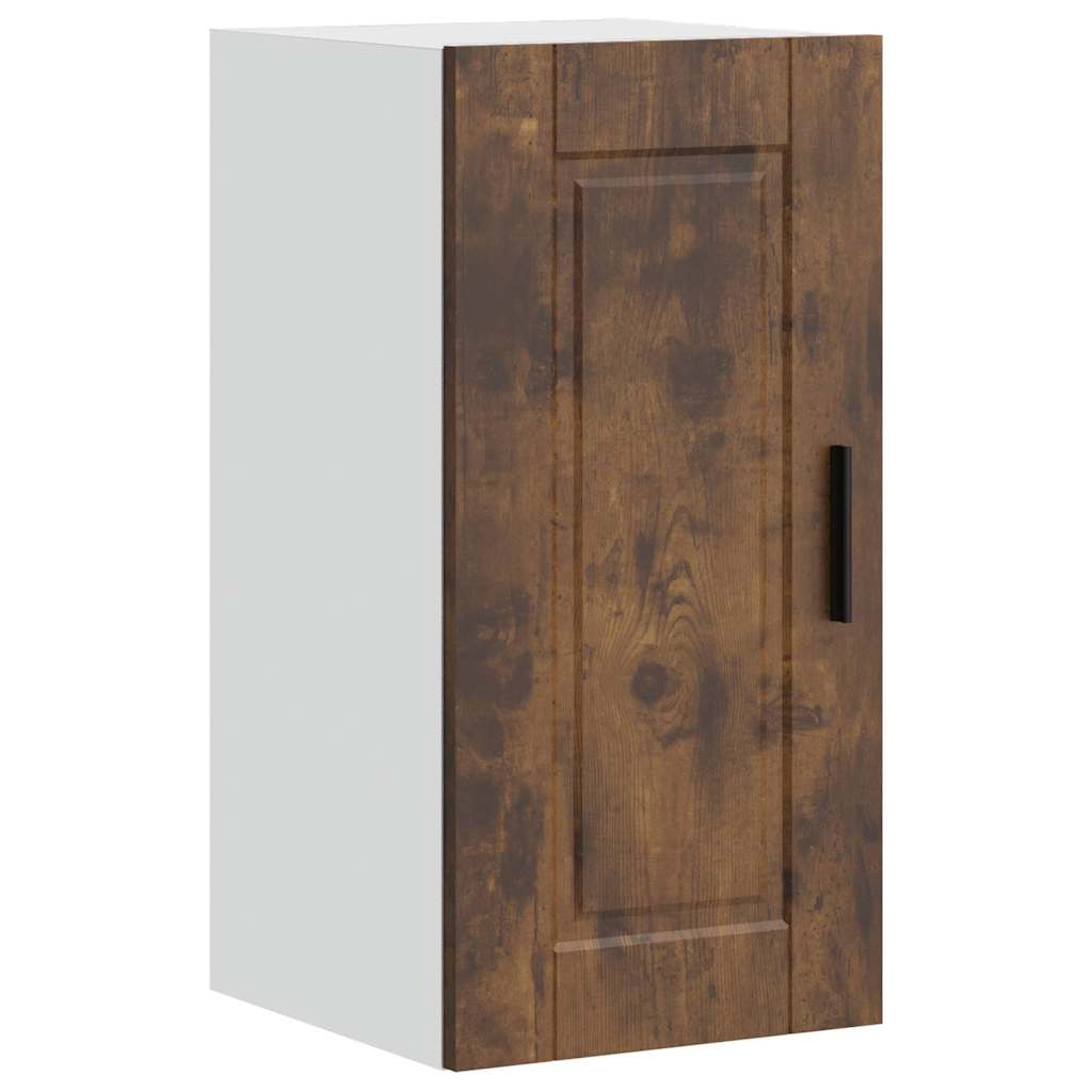Kitchen Wall Cabinet Porto Smoked Oak Engineered Wood
