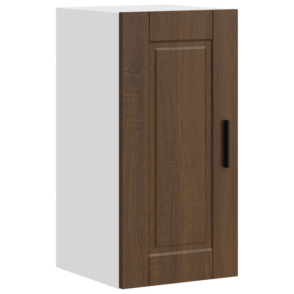 Kitchen Wall Cabinet Porto Brown Oak Engineered Wood