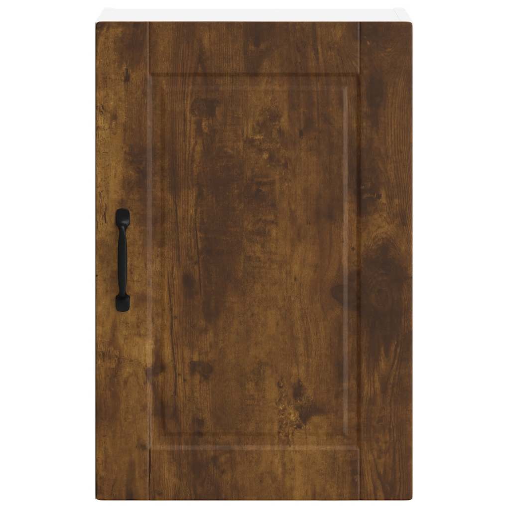 Kitchen Wall Cabinet Porto Smoked Oak Engineered Wood