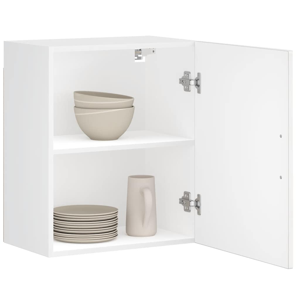 Kitchen Wall Cabinets 2 pcs Porto High Gloss White Engineered Wood
