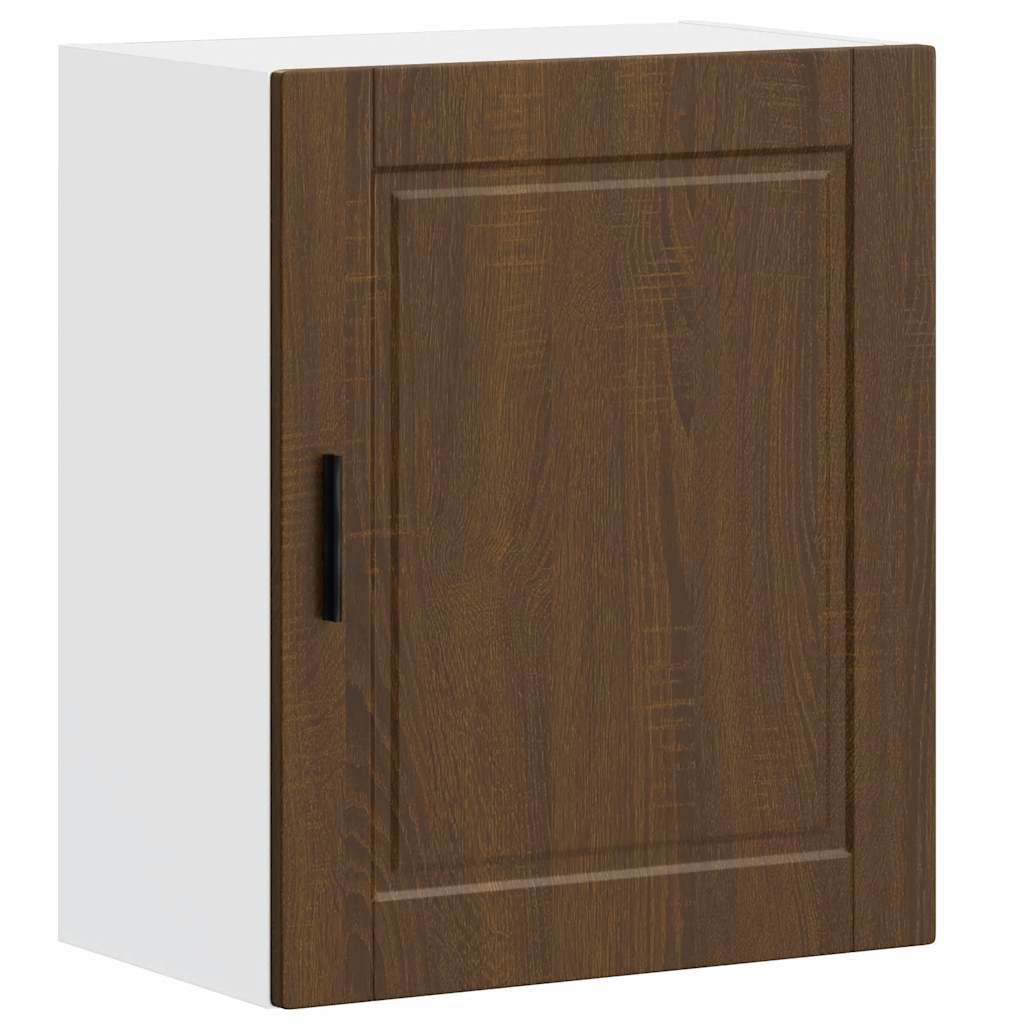 Kitchen Wall Cabinets 2 pcs Porto Brown Oak Engineered Wood