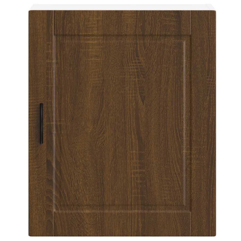 Kitchen Wall Cabinets 2 pcs Porto Brown Oak Engineered Wood