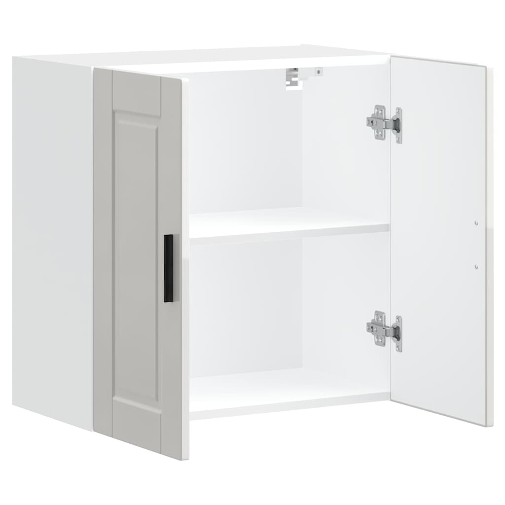 Kitchen Wall Cabinet Porto High Gloss White Engineered Wood
