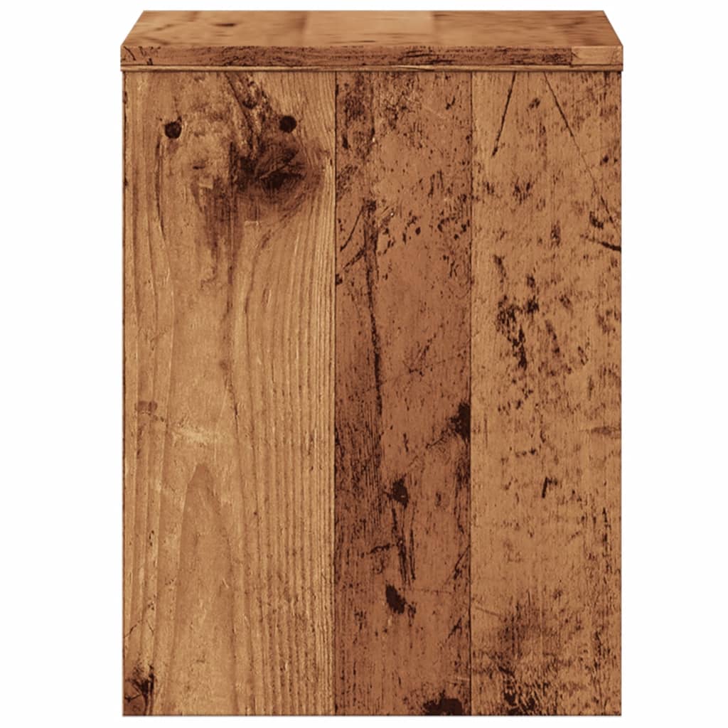 Bedside Cabinet Old Wood 40x30x40 cm Engineered Wood