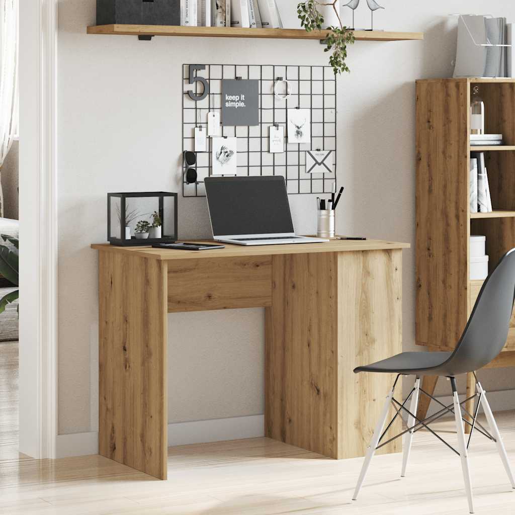 Desk Artisan Oak 100x55x75 cm Engineered Wood