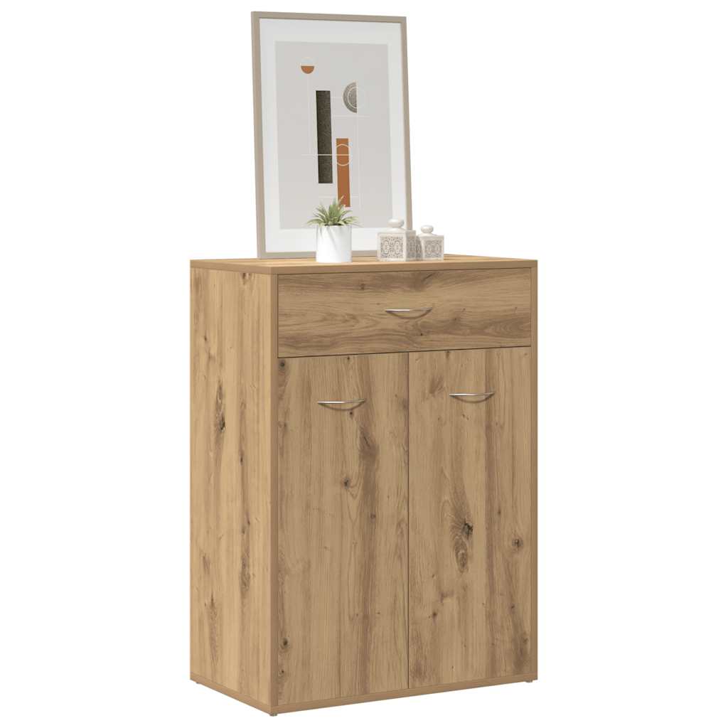 Shoe Cabinet Artisan Oak 60x35x84 cm Engineered Wood