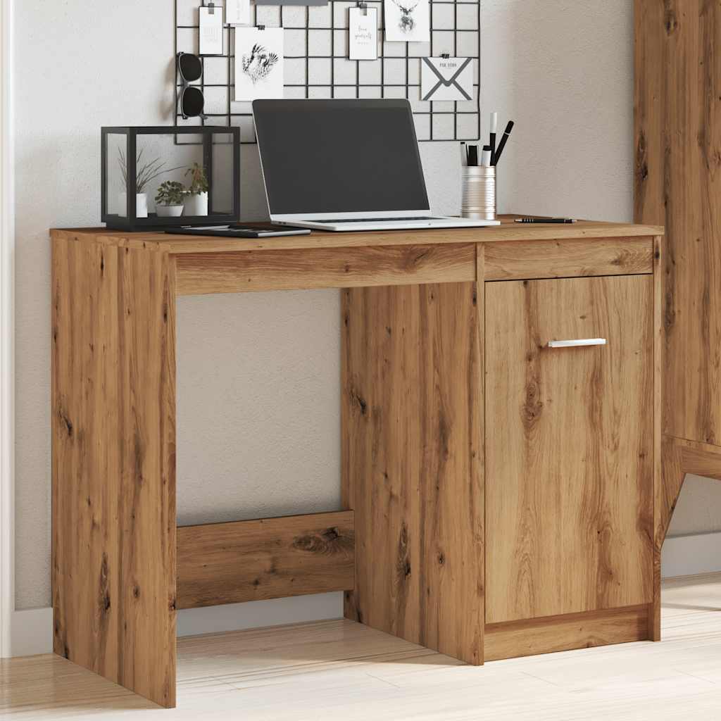 Desk Artisan Oak 100x50x76 cm Engineered Wood