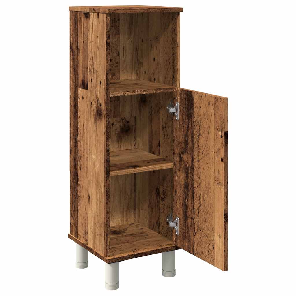 Bathroom Cabinet Old Wood 30x30x95 cm Engineered Wood