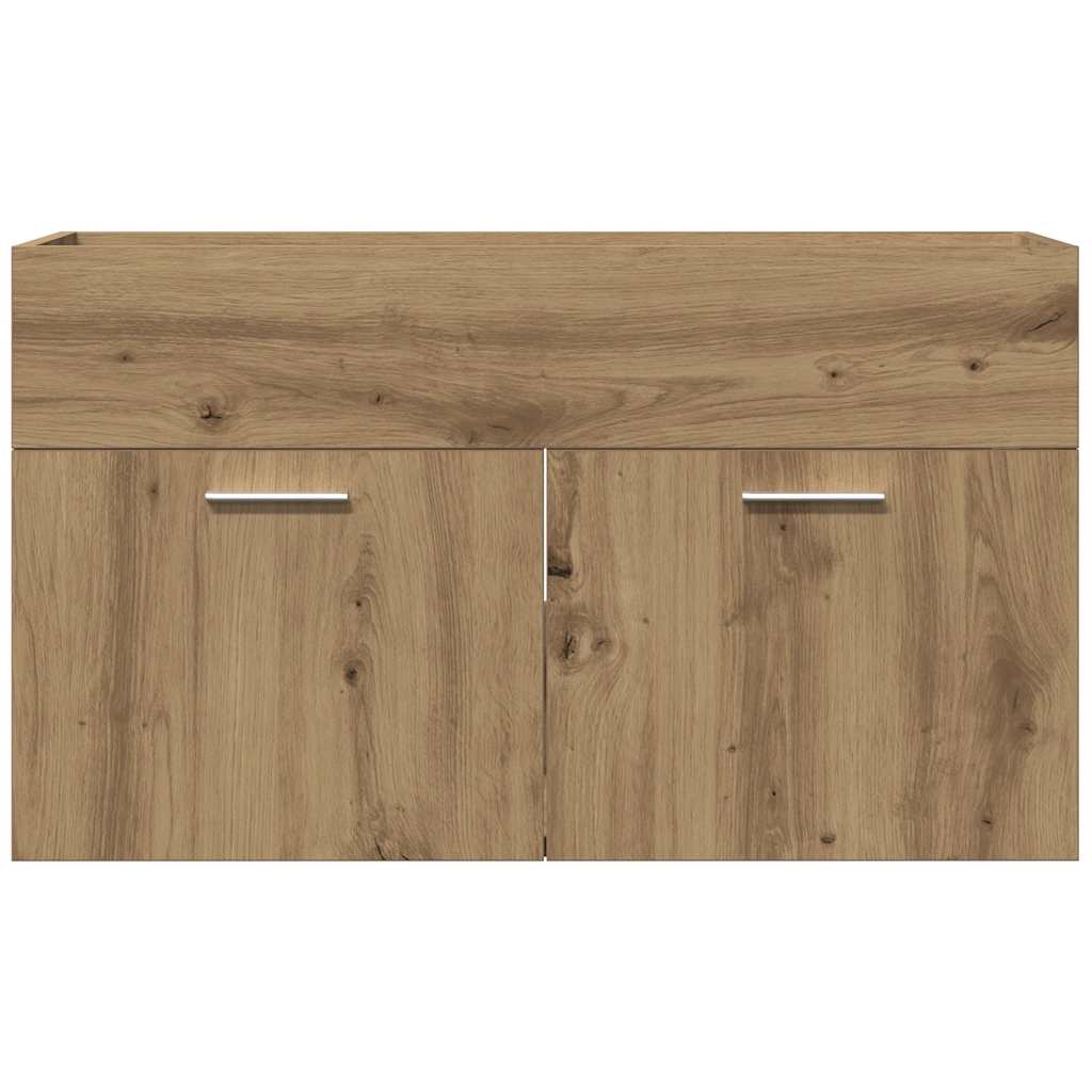 Bathroom Sink Cabinet Artisan Oak 80x38.5x46 cm Engineered Wood