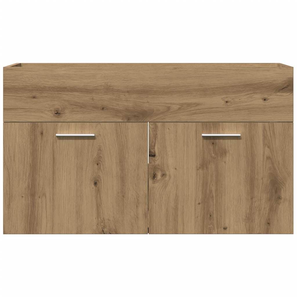 Bathroom Sink Cabinet Artisan Oak 90x38.5x46 cm Engineered Wood