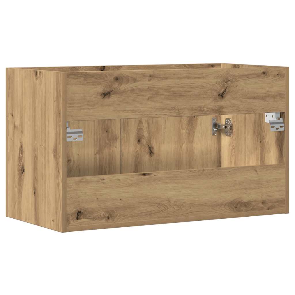 Bathroom Sink Cabinet Artisan Oak 90x38.5x46 cm Engineered Wood