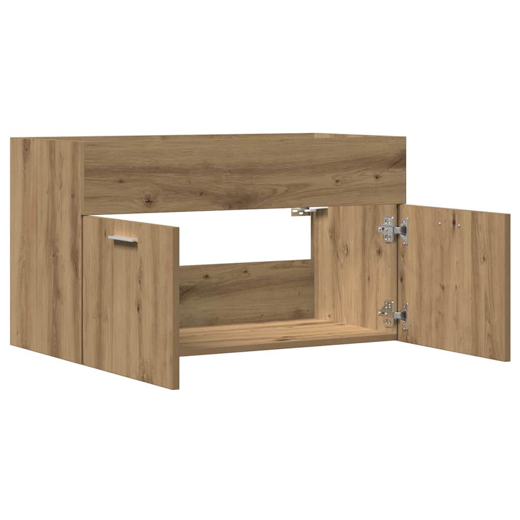 Bathroom Sink Cabinet Artisan Oak 90x38.5x46 cm Engineered Wood