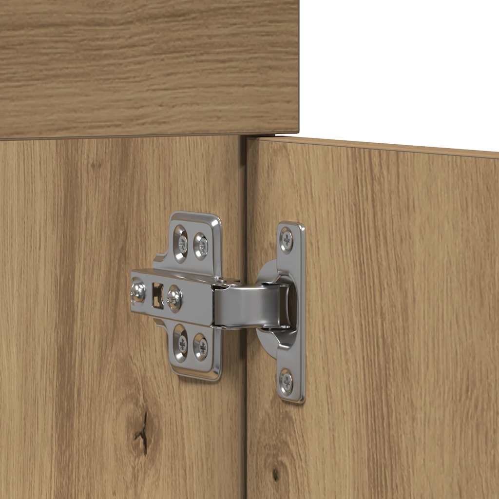 Bathroom Sink Cabinet Artisan Oak 90x38.5x46 cm Engineered Wood