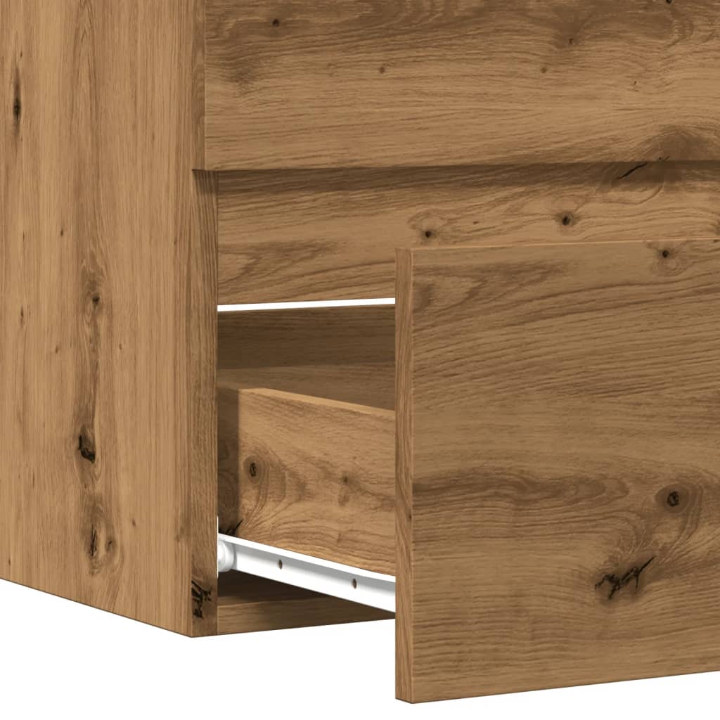 Bathroom Cabinet Artisan Oak 60x38.5x45 cm Engineered Wood