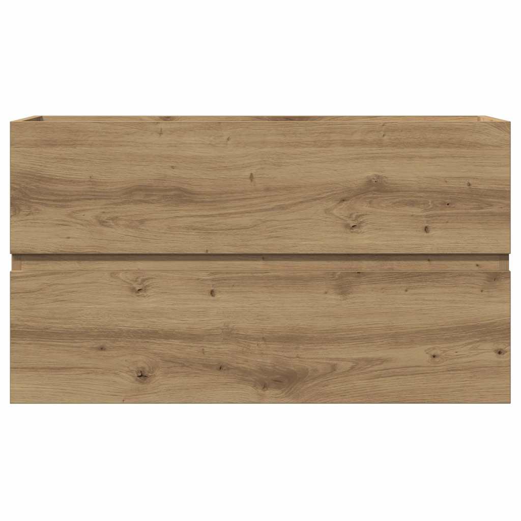 Bathroom Hanging Cabinet Artisian Oak 80x38.5x45 cm Engineered Wood