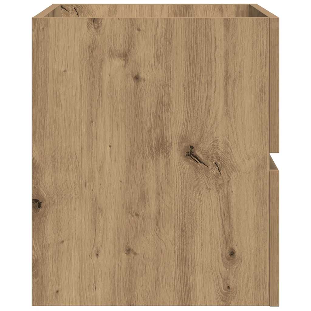 Bathroom Hanging Cabinet Artisian Oak 80x38.5x45 cm Engineered Wood