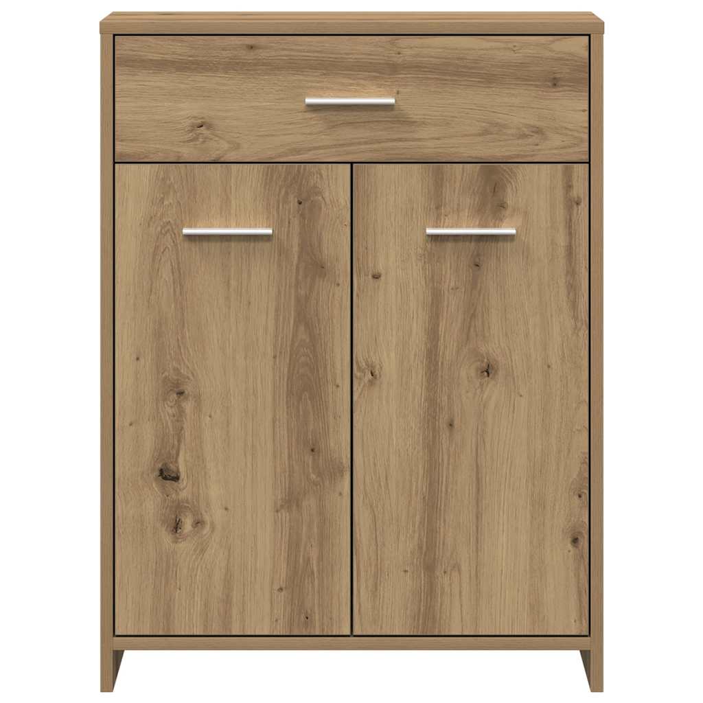 Bathroom Cabinet Artisan Oak 60x33x80 cm Engineered Wood
