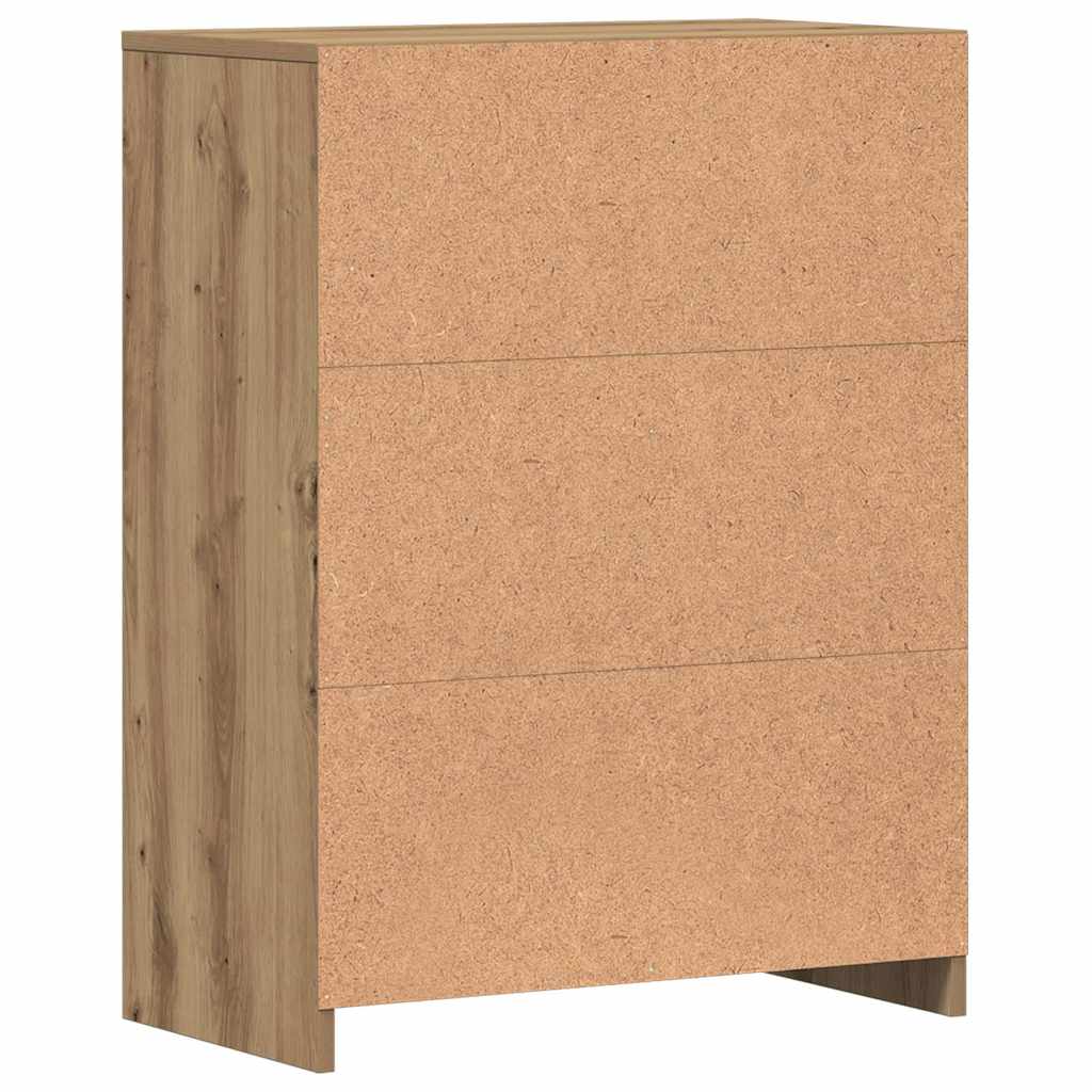 Bathroom Cabinet Artisan Oak 60x33x80 cm Engineered Wood