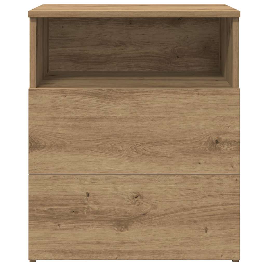 Bedside Cabinet Artisan Oak 50x32x60cm Engineered Wood