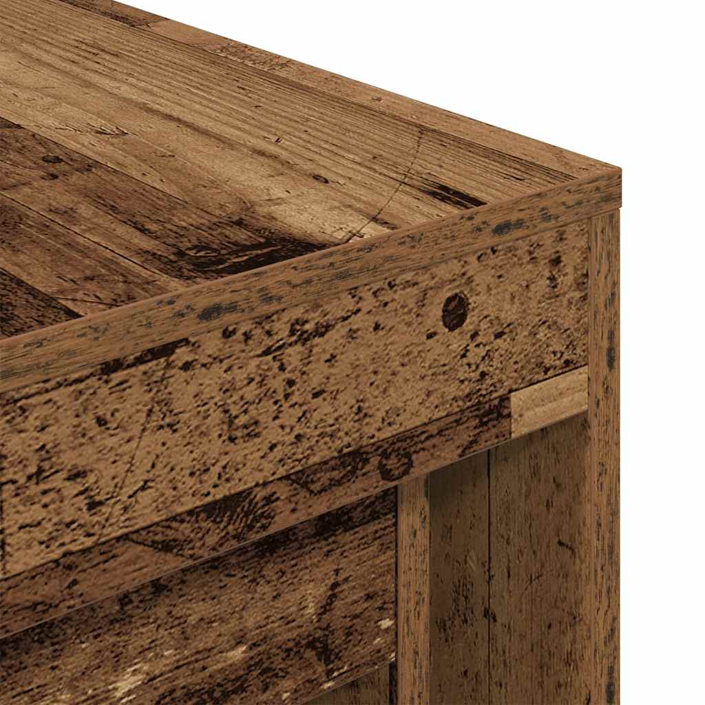 Nesting Tables 3 pcs Old Wood Engineered Wood